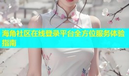 海角社区在线登录平台全方位服务体验指南