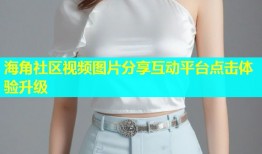海角社区视频图片分享互动平台点击体验升级