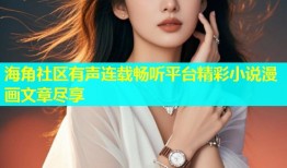 海角社区有声连载畅听平台精彩小说漫画文章尽享