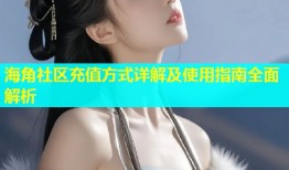 海角社区充值方式详解及使用指南全面解析