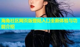 海角社区网页版登陆入口全新体验与功能介绍