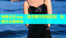 海角社区app：匿名聊天智能匹配，私密社交新体验