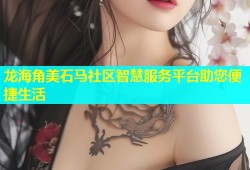 龙海角美石马社区智慧服务平台助您便捷生活