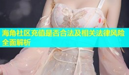 海角社区充值是否合法及相关法律风险全面解析
