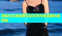 海角社区微信群互动共享共建温馨和谐家园