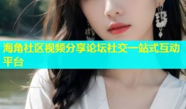 海角社区视频分享论坛社交一站式互动平台