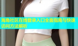 海角社区在线登录入口全面指南与快速访问方法解析