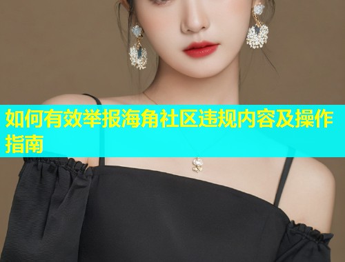 如何有效举报海角社区违规内容及操作指南